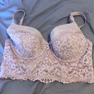 Pink VS long line bra
